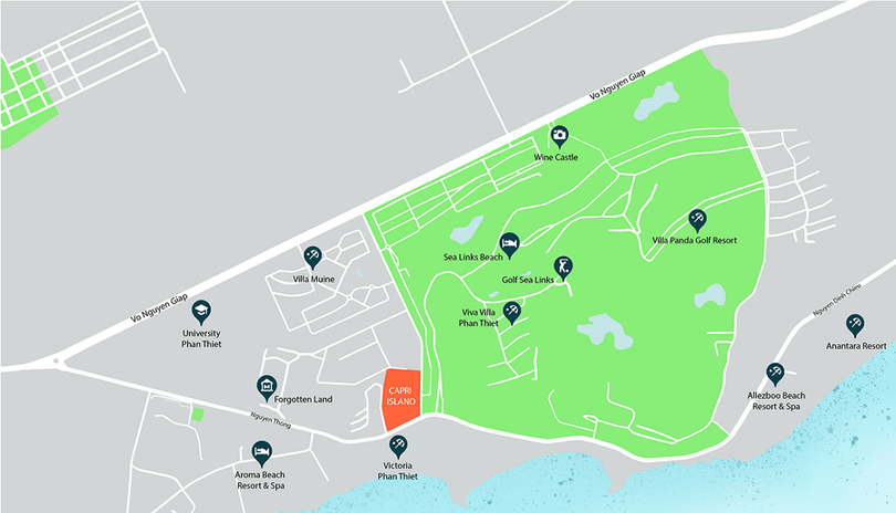 Vị trí dự án (Nguồn: banggiadautu.vn) Vị trí dự án (Nguồn: banggiadautu.vn)