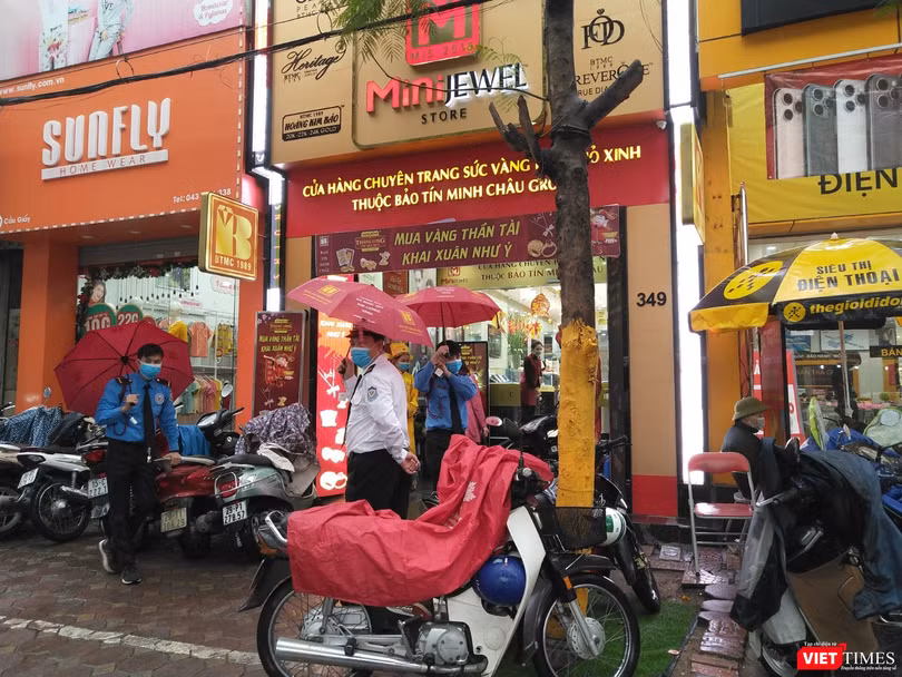 Một cửa hàng vàng thuộc hệ thống Bảo tín Minh Châu