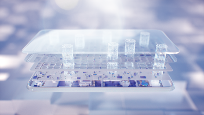 Công nghệ cảm biến vân tay mới của Vivo hoạt động nhờ hệ thống đèn chiếu sáng khi ngón tay đặt lên. Ảnh: Android Police