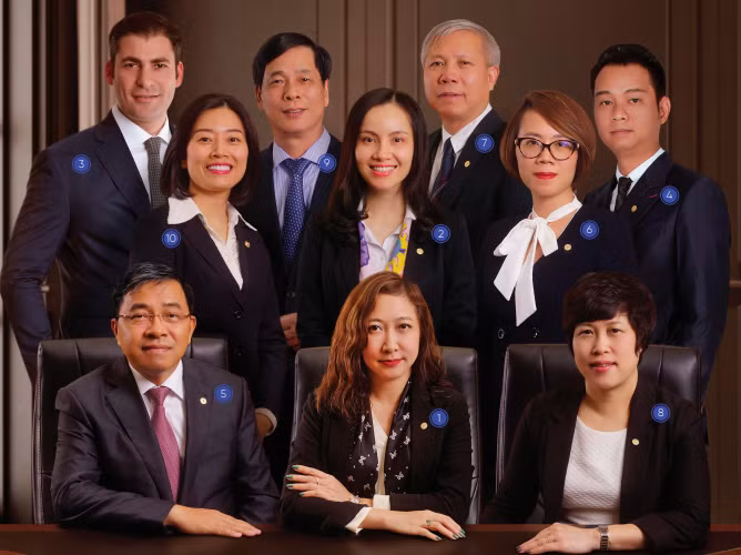 HĐQT Vinhomes thông qua nhiều quyết định đối với các "nữ tướng" là: bà Đào Thị Thiên Hương (số 2), bà Lê Thị Hải Yến (số 10) và bà Lưu Thị Ánh Xuân (số 1)