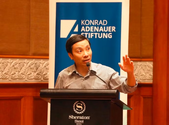 PGS.TS Phạm Thế Anh - Kinh tế trưởng VEPR - phát biểu tại tọa đàm (Ảnh: VEPR) PGS.TS Phạm Thế Anh - Kinh tế trưởng VEPR - phát biểu tại tọa đàm (Ảnh: VEPR)