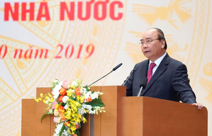 Thủ tướng Chính phủ Nguyễn Xuân Phúc phát biểu tại hội nghị (Ảnh: VGP)