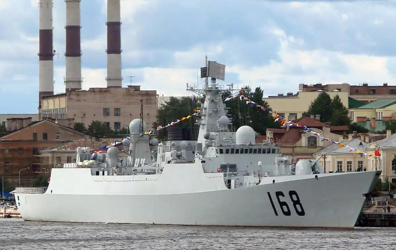 Khu trục hạm Quảng Châu dự án 052B lớp Lữ Dương I. Ảnh The Drive