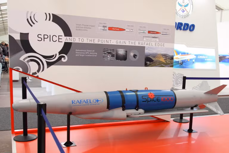 Bom bay SPICE 1000 của Israel. Ảnh minh họa: South Front.