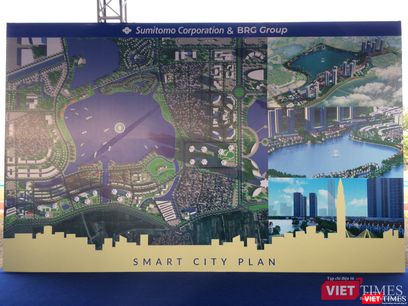 Phối cảnh dự án thành phố thông minh (Ảnh: P.D)
