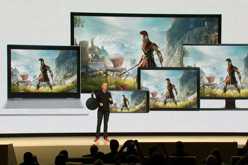 Stadia hoạt động trên bất kỳ thiết bị nào cài đặt trình duyệt Chrome và có kết nối mạng. Ảnh: 9to5google Stadia hoạt động trên bất kỳ thiết bị nào cài đặt trình duyệt Chrome và có kết nối mạng. Ảnh: 9to5google