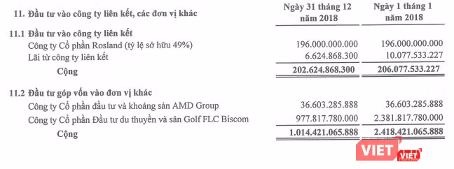 FLC Faros ghi nhận giảm giá trị đầu tư vào FLC Biscom (Nguồn: FLC Faros)