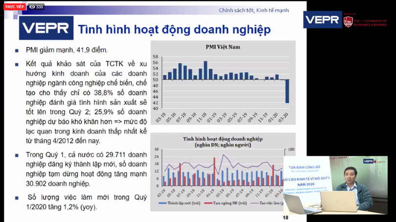 TS. Phạm Thế Anh (Ảnh chụp màn hình - Nguồn: VEPR)