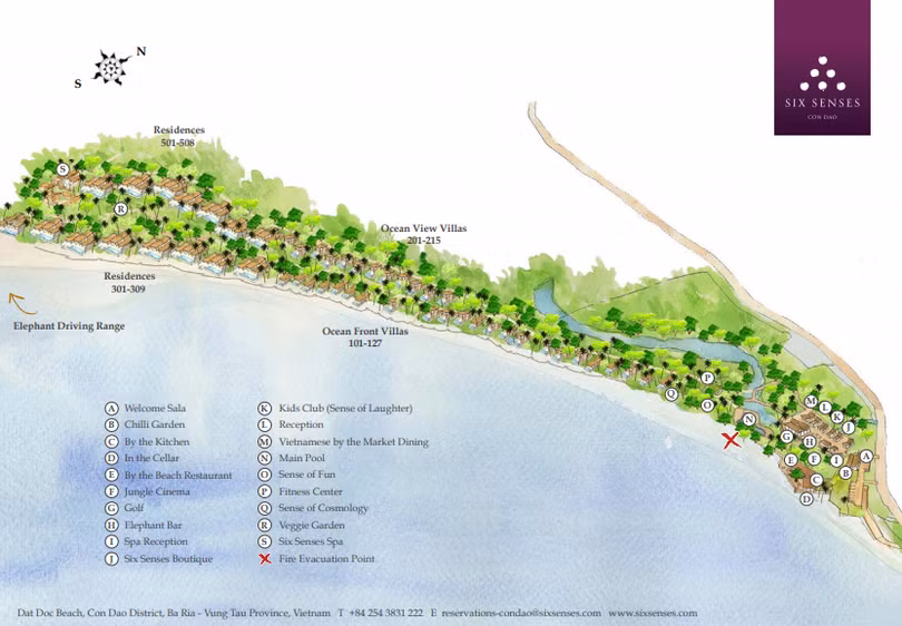 Tổng thể khu resort Six Senes Côn Đảo (Ảnh: Internet) Tổng thể khu resort Six Senes Côn Đảo (Ảnh: Internet)