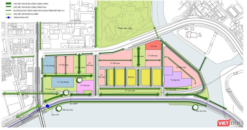 Phân tích khung đô thị của dự án phức hợp Sài Gòn - Ba Son