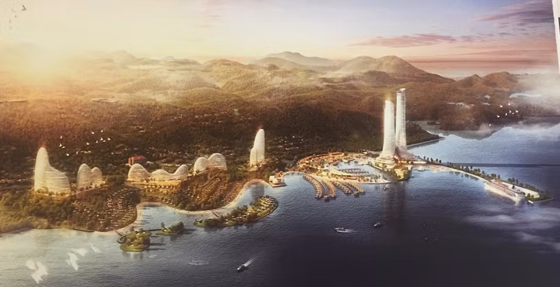 Phối cảnh tổng thể dự án Con đường di sản Vân Đồn (Nguồn: Báo Quảng Ninh)