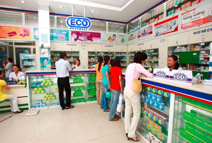Hệ thống nhà thuốc Eco Pharmacy hẳn cũng là một kênh hút doanh thu lớn cho doanh nghiệp của ông Ngô Chí Dũng. (Ảnh: Internet)