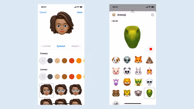Memoji và Animoji. Ảnh: Gizmodo Memoji và Animoji. Ảnh: Gizmodo
