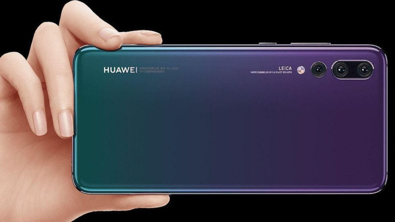 Huawei P20 Pro với cụm 3 camera. Ảnh: Huawei Huawei P20 Pro với cụm 3 camera. Ảnh: Huawei