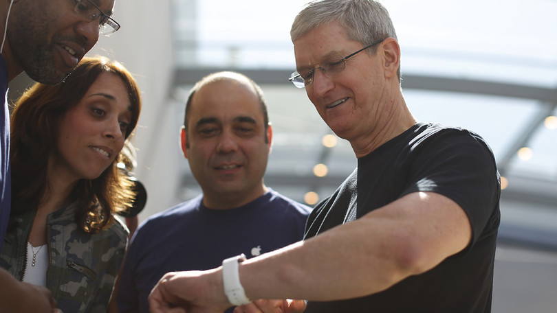 Apple Watch được coi là thành tựu lớn nhất của Apple dưới thời Tim Cook. Ảnh: Mashable