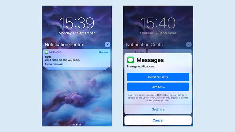 iOS 12 cho phép xóa nhiều thông báo một lúc mà không cần mở khóa iPhone. Ảnh: Gizmodo iOS 12 cho phép xóa nhiều thông báo một lúc mà không cần mở khóa iPhone. Ảnh: Gizmodo
