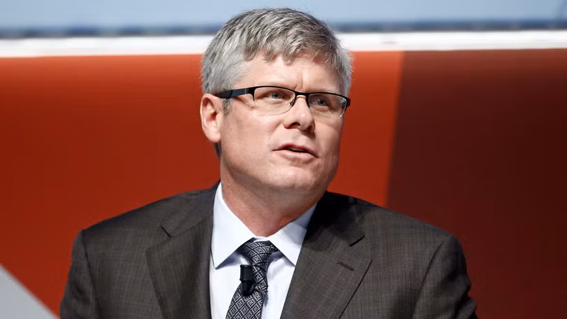 CEO Qualcomm Steve Mollenkopf tiết lộ hồi tháng 11 rằng đang đàm phán với Apple để tìm ra cách giải quyết tranh chấp giữa 2 bên. Ảnh: Bloomberg