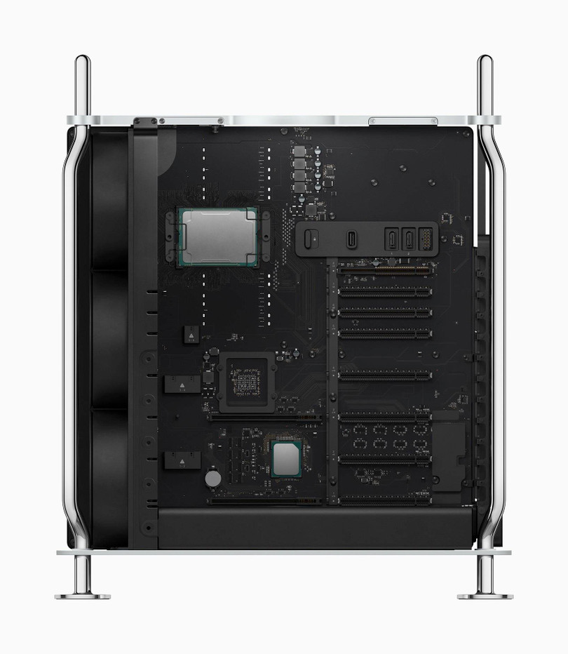 Mac Pro (2019) có thiết kế mô-đun hóa để quá trình nâng cấp dễ dàng hơn. Ảnh: Engadget