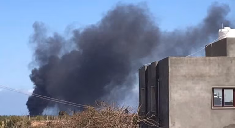 Lực lượng không quân LNA không kích chiến tuyến của các nhóm dân quân GNA. Ảnh South Front