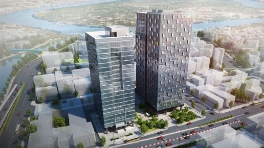 Phối cảnh dự án tòa cao ốc văn phòng E.town Central (Nguồn: Savills)
