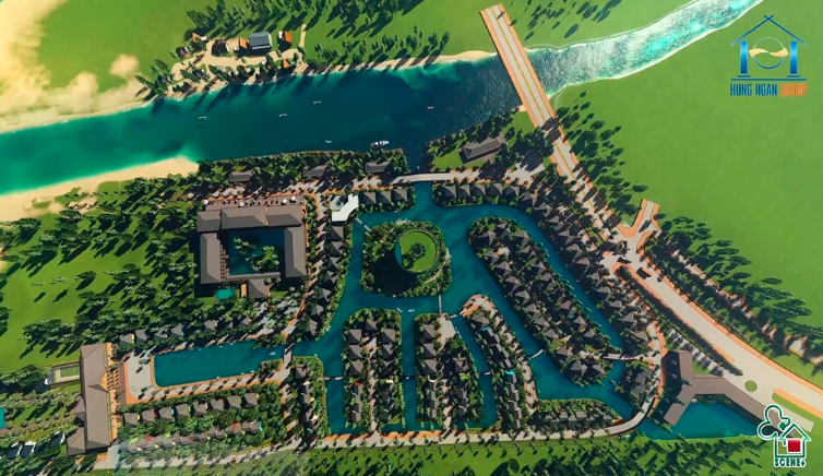 Phối cảnh dự án Khu du lịch sinh thái Cửa Cạn tại "đảo ngọc" Phú Quốc Phối cảnh dự án Khu du lịch sinh thái Cửa Cạn tại "đảo ngọc" Phú Quốc