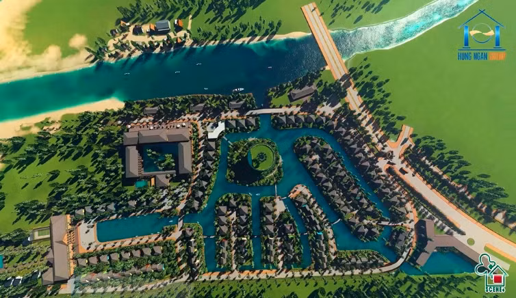 Phối cảnh dự án Khu du lịch sinh thái Cửa Cạn tại "đảo ngọc" Phú Quốc