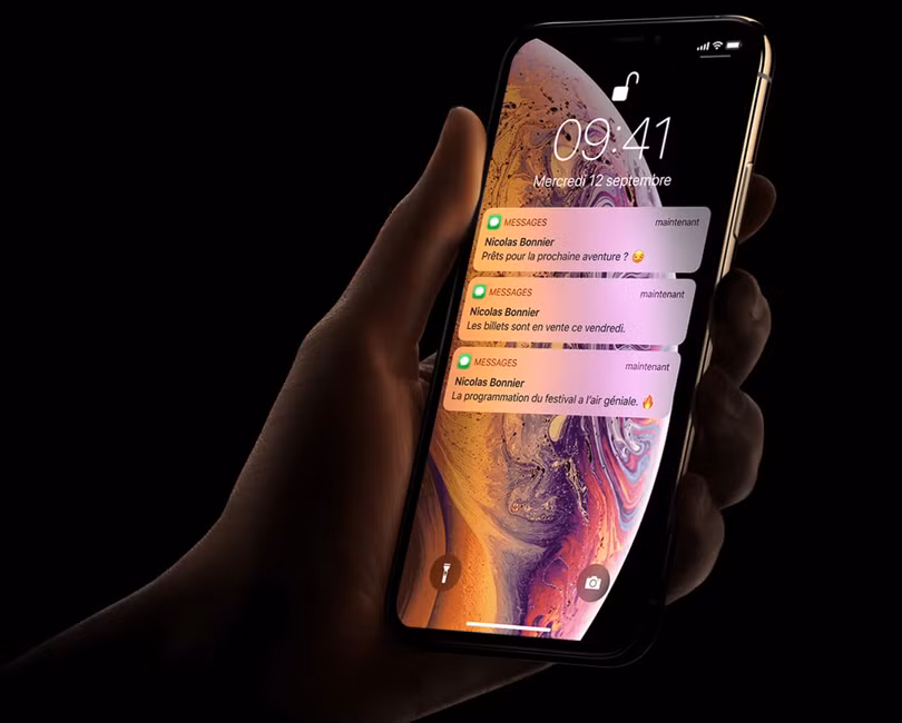 Hình ảnh quảng cáo iPhone Xs. Ảnh: Apple