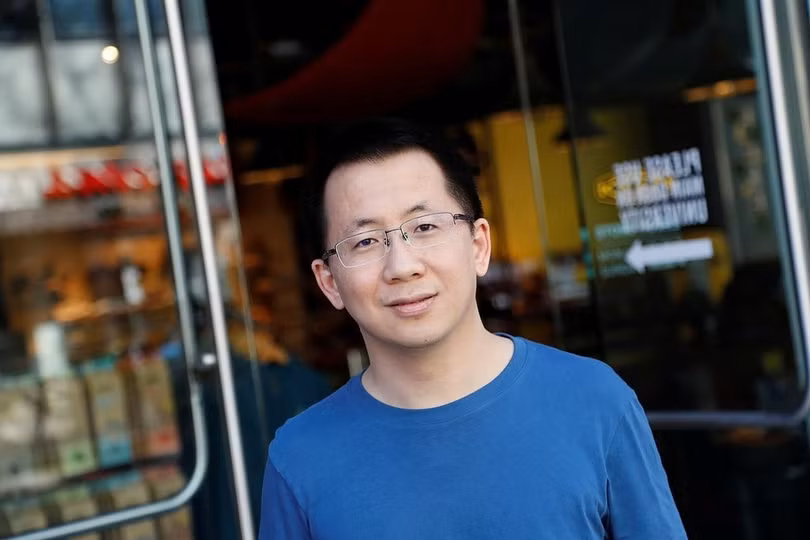 Zhang Yiming, Nhà sáng lập kiêm CEO of ByteDance, tại Palo Alto, California, Mỹ ngày 4/3/2020. Ảnh: Reuters.