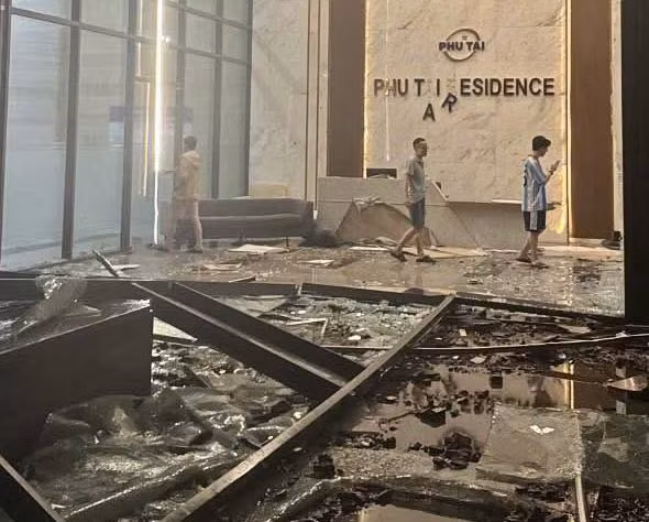 Thiệt hại ban đầu do bão số 13 gây ra trên địa bàn TP Quy Nhơn, tỉnh Gia Lai.