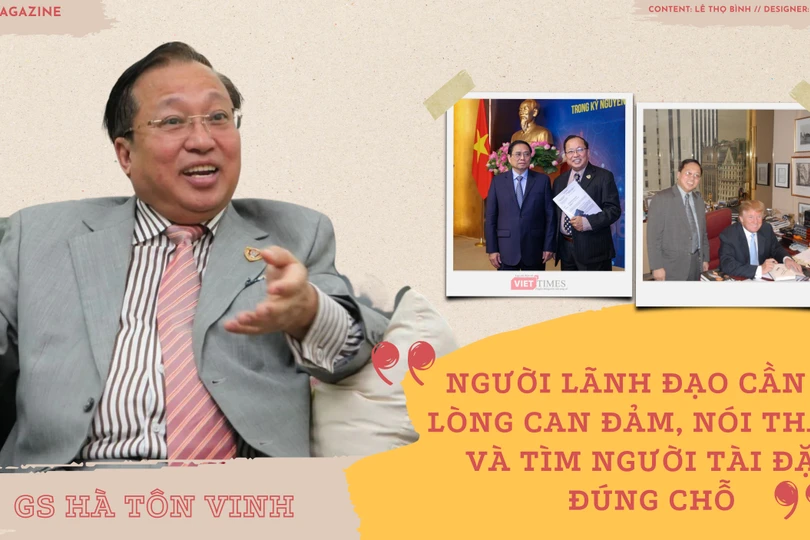 GS Hà Tôn Vinh: "Người lãnh đạo cần có lòng can đảm, nói thật... và tìm người tài đặt đúng chỗ"