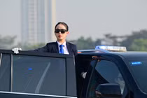 Lực lượng cảnh vệ tổng duyệt bảo vệ Đại hội XIV của Đảng.