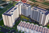 Phối cảnh dự án nhà ở xã hội Minh Đức.