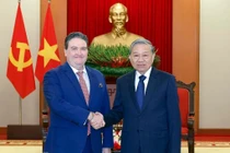 Tổng bí thư Tô Lâm tiếp Đại sứ Hoa Kỳ tại Việt Nam Marc Evans Knapper. Ảnh: TTXVN.