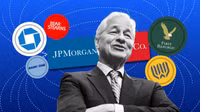 Dưới thời của CEO Jamie Dimon, JPMorgan đã thâu tóm nhiều đối thủ nhỏ hơn (Ảnh: Getty)