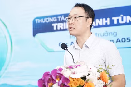 Phó cục trưởng A05 Triệu Mạnh Tùng lưu ý doanh nghiệp cần đánh giá an toàn trong quá trình lựa chọn công nghệ, quản lý nhà cung cấp và tổ chức kết nối từ xa. Ảnh: T.Uyên.