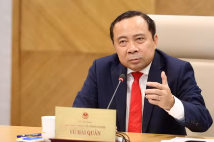Bộ trưởng Vũ Hải Quân phát biểu tại Hội nghị.