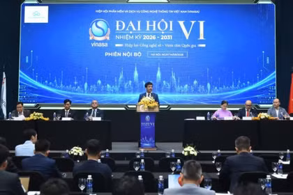 Ông Nguyễn Văn Khoa, Tổng giám đốc Công ty cổ phần FPT, tiếp tục được tín nhiệm giữ chức chủ tịch VINASA. (Ảnh: VINASA)