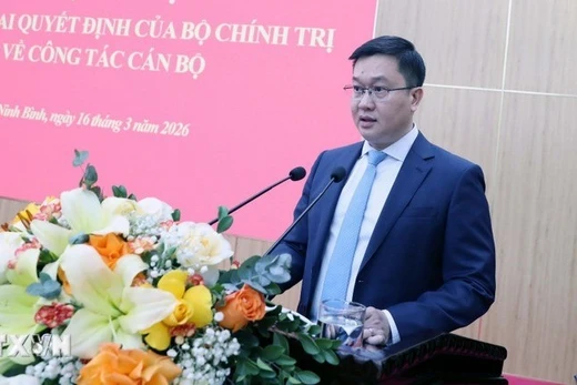 Trợ lý Tổng bí thư được điều động giữ chức Phó bí thư Tỉnh ủy Ninh Bình