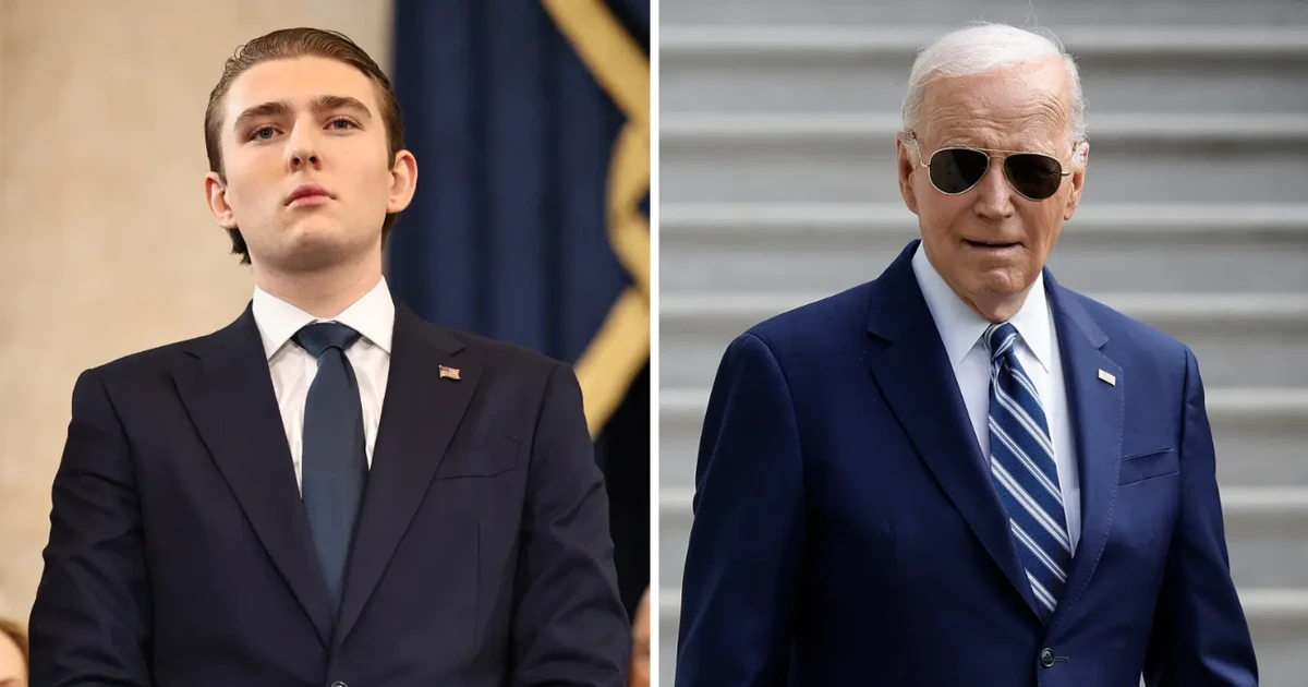 Lời thì thầm của Barron Trump với ông Joe Biden cuối cùng đã được hé lộ | TẠP CHÍ ĐIỆN TỬ VIETTIMES