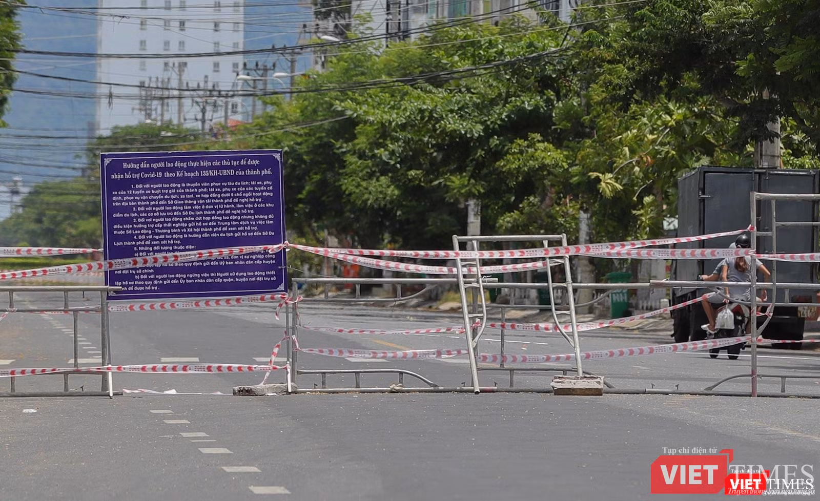 Thông báo dừng lưu thông trong thời gian phong toả