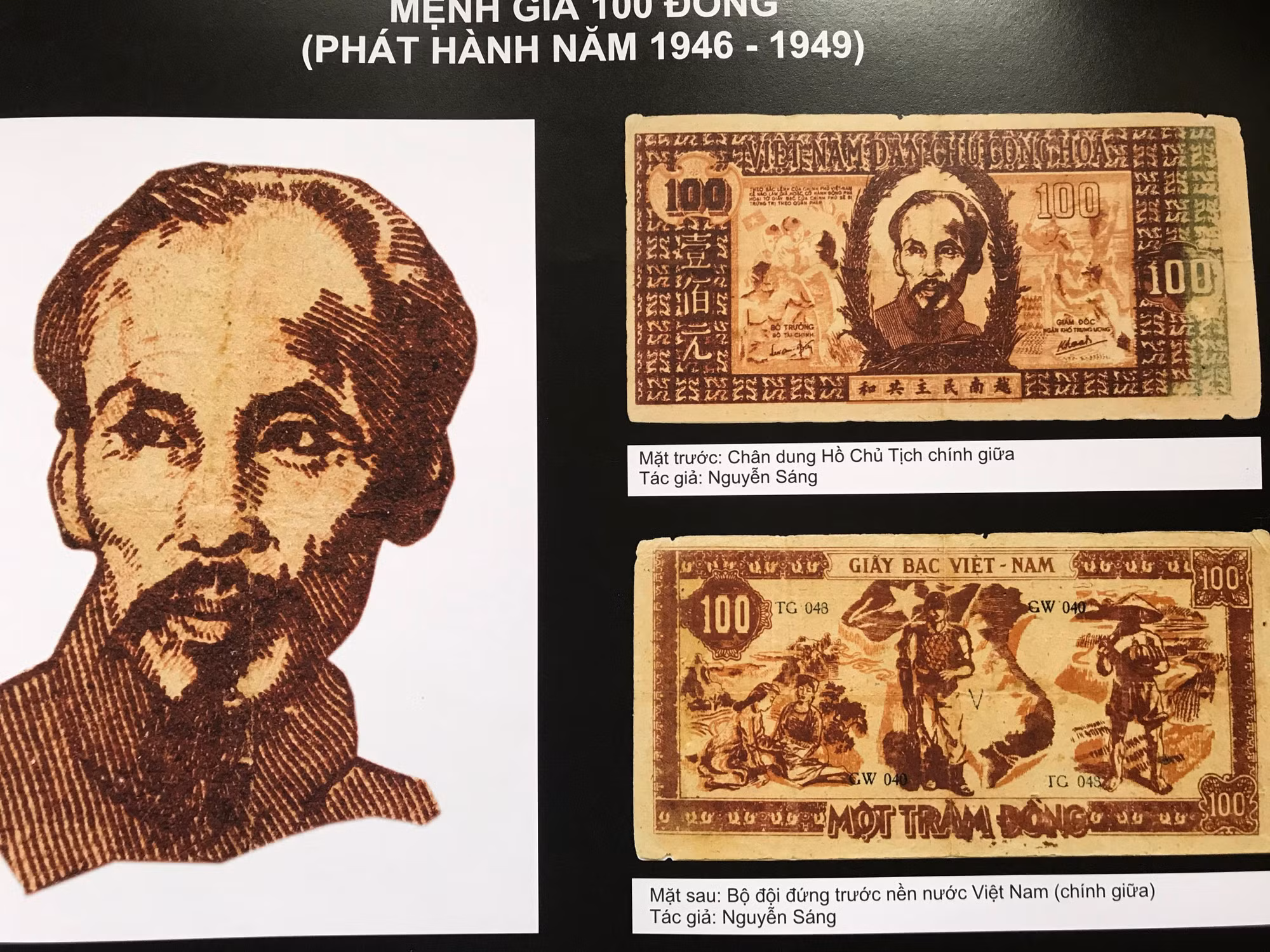 "Tiền Cụ Hồ" phát hành năm 1946 "Tiền Cụ Hồ" phát hành năm 1946