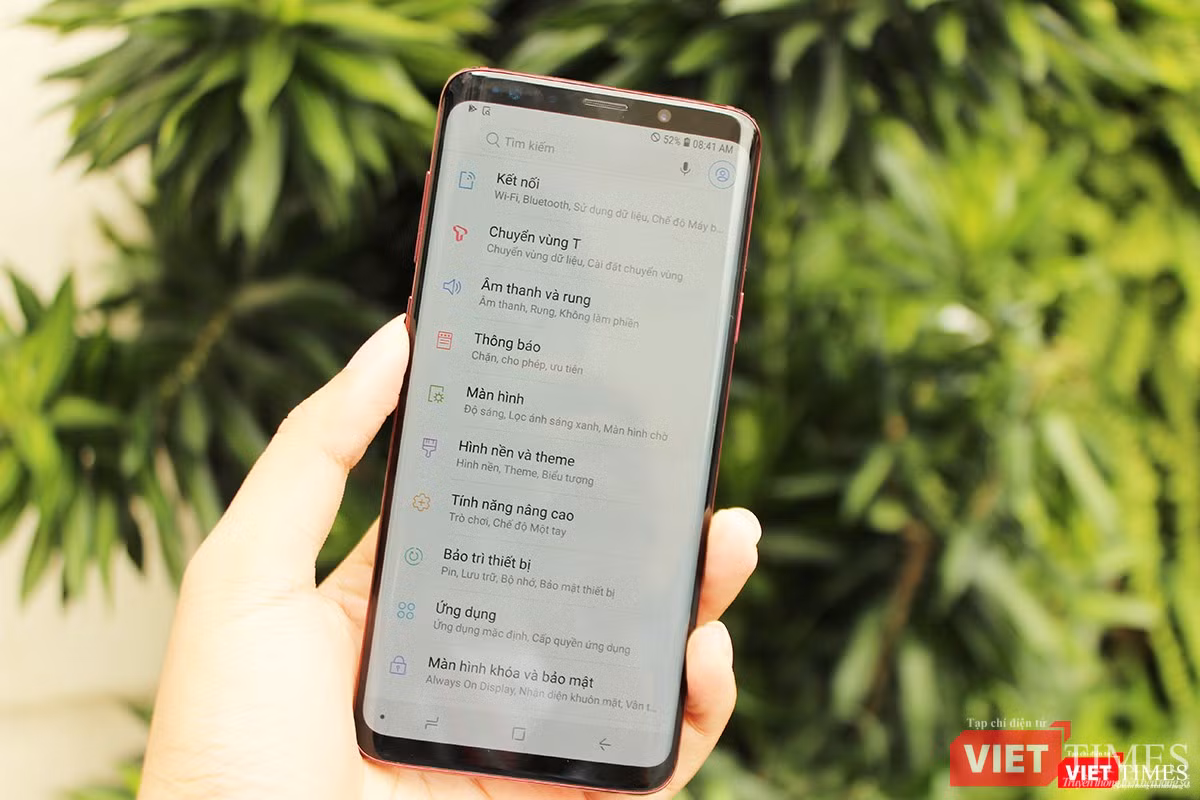 Giao diện Menu cài đặt của máy Giao diện Menu cài đặt của máy