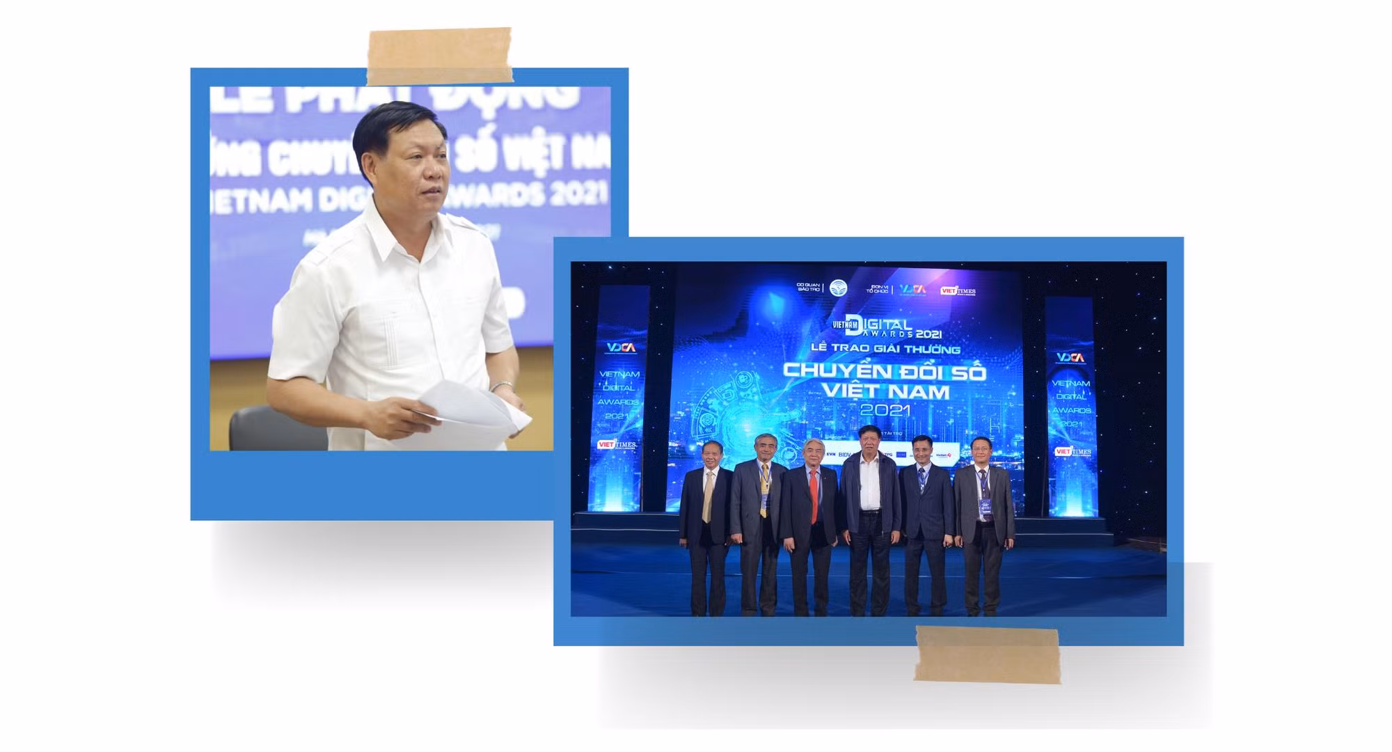Thứ trưởng Đỗ Xuân Tuyên tại lễ trao Giải thưởng Chuyển đổi số Việt Nam 2021