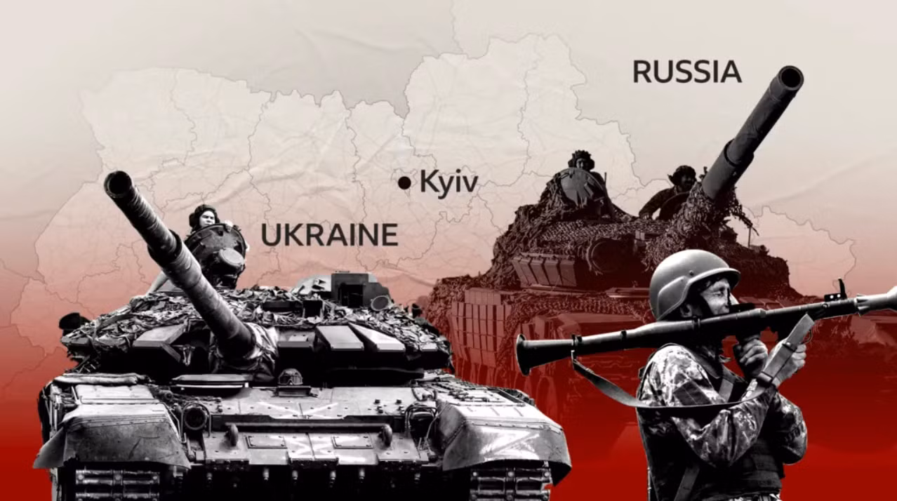 Cuộc xung đột Nga-Ukraine đã kéo dài đến năm thứ ba. Ảnh: BBC.