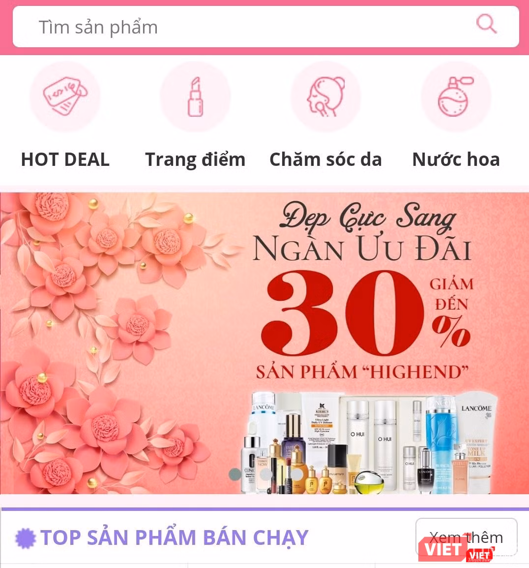 Các trang web bán hàng đồng loạt ra chương trình khuyến mãi dịp 8/3. Các trang web bán hàng đồng loạt ra chương trình khuyến mãi dịp 8/3.