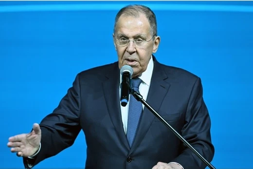 Ngoại trưởng Nga Sergey Lavrov phát biểu tại một sự kiện ở Moscow ngày 5/1. Ảnh: Sputnik.
