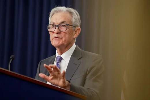 Jerome Powell, chủ tịch Cục Dự trữ Liên bang Mỹ. Ảnh: Getty.