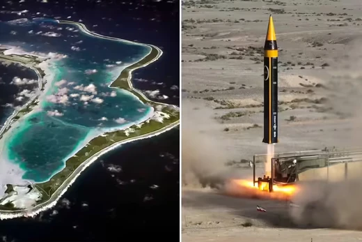 Việc Iran phóng tên lửa nhằm vào căn cứ Diego Garcia của Mỹ-Anh cho thấy năng lực tấn công tầm xa vượt trội của nước này. Ảnh: TOI.