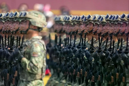 Quân Giải phóng Nhân dân Trung Quốc cho biết công nghệ lượng tử đang được thử nghiệm trên tiền tuyến. Ảnh: Xinhua.