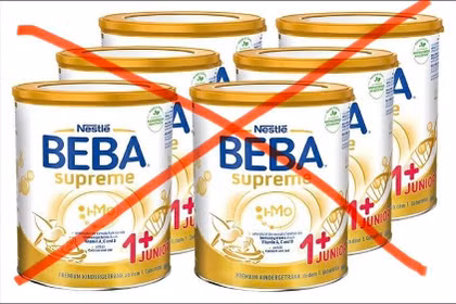 Bộ Y tế yêu cầu Nestlé báo cáo khẩn về việc sữa trẻ sơ sinh nghi có độc tố